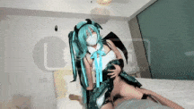 #樱花小彤 #糖心vlog  COS初音未来小浣熊遭遇变态尾随强奸舔脚足交中出 A011312-第5张图片-萌站