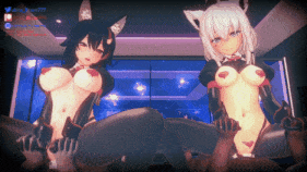【1K/无修】新作-[akira_Brave777] 白上フブキと大神ミオ01(remake)-第8张图片-萌站