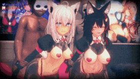【1K/无修】新作-[akira_Brave777] 白上フブキと大神ミオ01(remake)-第10张图片-萌站