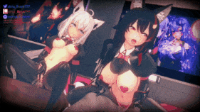 【1K/无修】新作-[akira_Brave777] 白上フブキと大神ミオ01(remake)-第14张图片-萌站