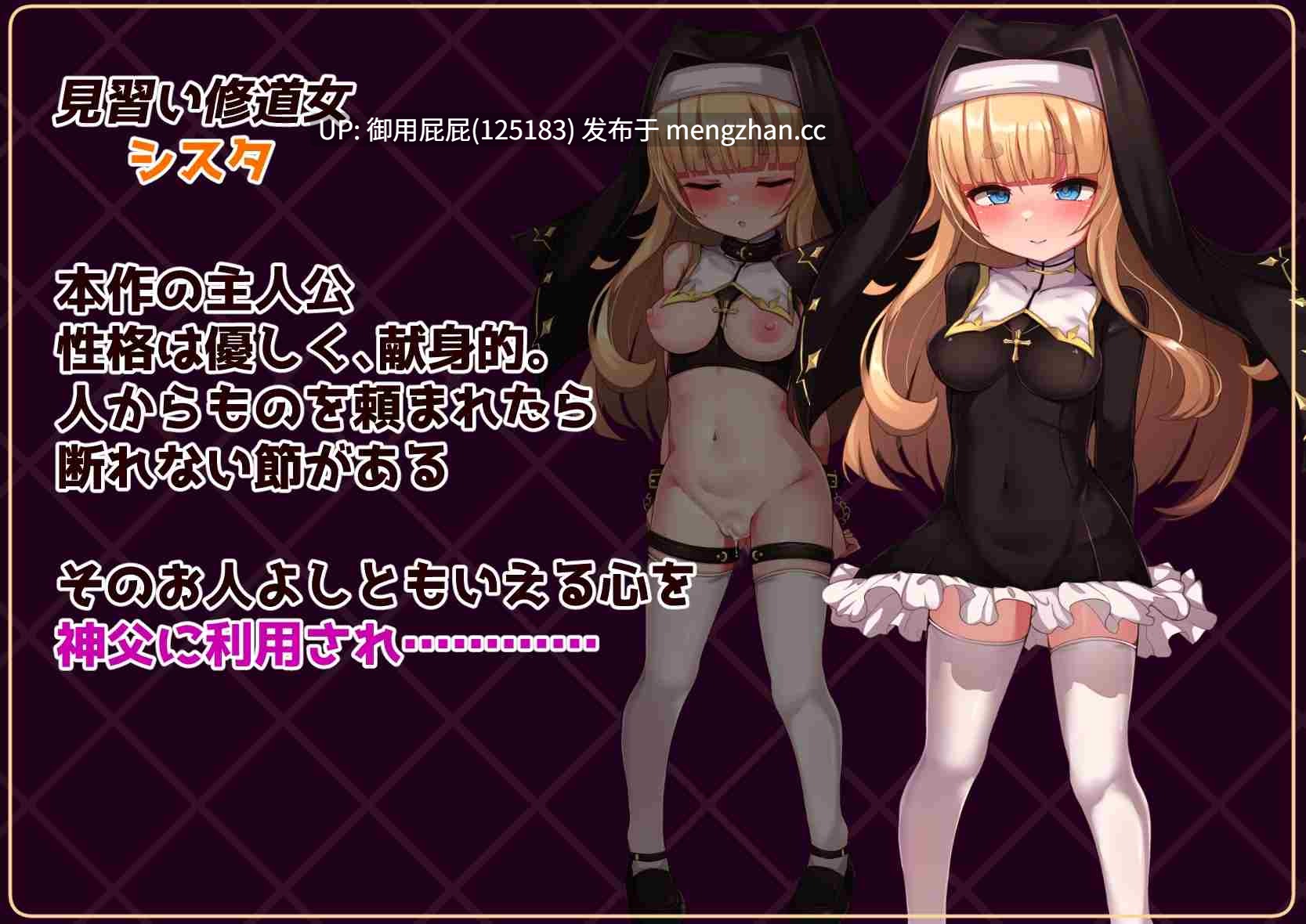 [调教RPG/轮X/更新] 修女是大家的飞机杯！！～7天的奴隶性生活～ シスタはみんなのオナホです!!~7日間の〇隷性活~ Ver1.01 内嵌汉化版+全回想存档 [1.90G]