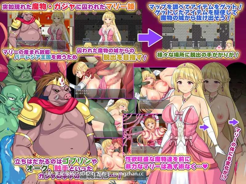 12[日式RPG汉化] 囚われのマリー姫と淫堕の魔物城 AI汉化版 [1.3G]-第4张图片-萌站