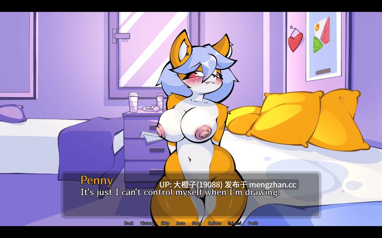 [SLG汉化PC步兵福瑞毛茸茸] Art and Love v0.2.0[980M]