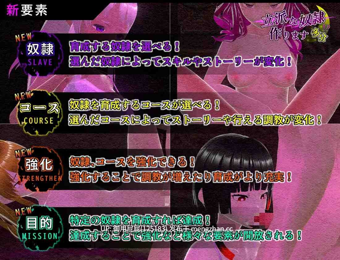 [3DSLG/动态/原版生肉] 培养优秀的奴隶 大概 立派な奴○作ります 多分 原版生肉 [360M]-第4张图片-萌站