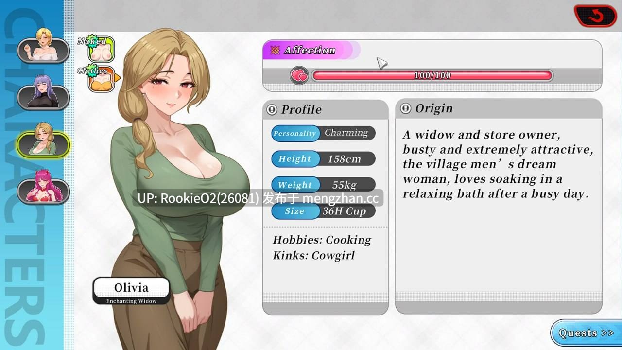 【精品SLG/官中/步兵/后宫/互动/冒险/PC】幸福岛幻想 / Happy Island Fantasy 官方中文版 v1.1.1.1 26.01.16更新【6.97G】-第5张图片-萌站 【精品SLG/官中/步兵/后宫/互动/冒险/PC】幸福岛幻想 / Happy Island Fantasy 官方中文版 v1.1.1.1 26.01.16更新【6.97G】-第5张图片-萌站