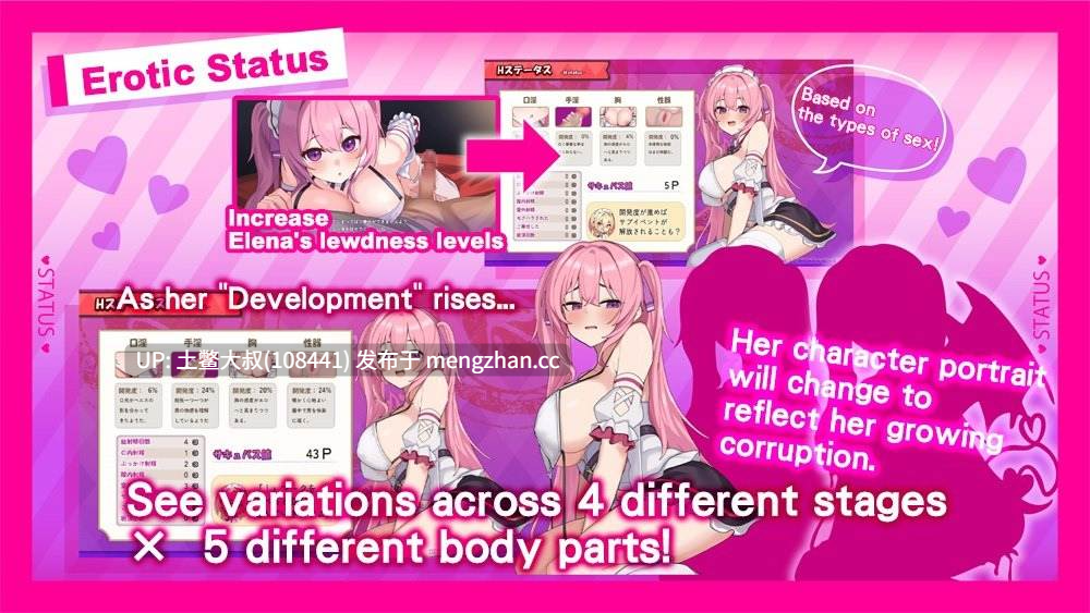 【2D日式RPG 动态 冒险 奇幻 沙盒 机翻】埃琳娜的淫秽服务 Elena's Lewd Service [Final] 1GB