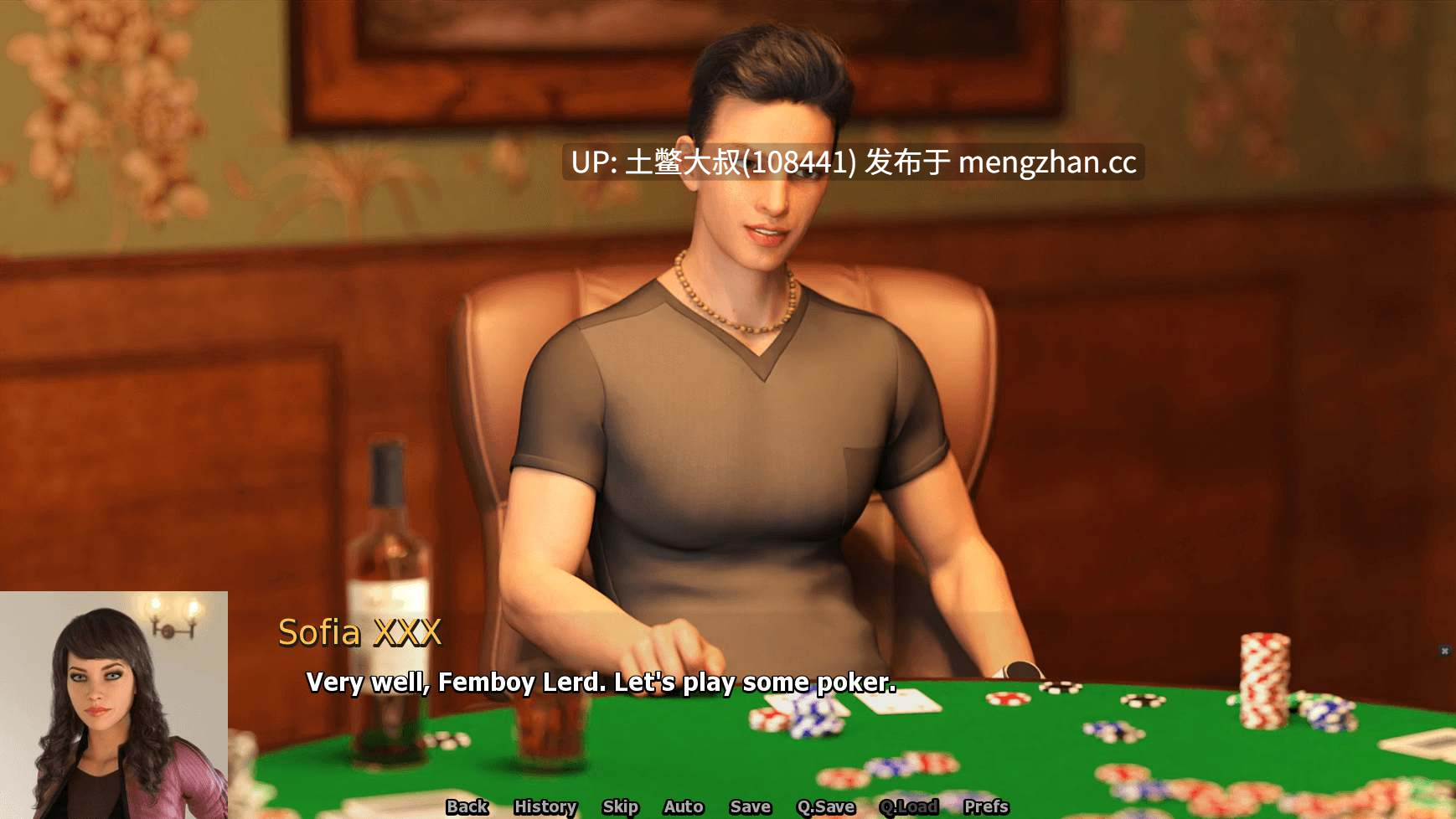 【3D欧美SLG 动态男主 脱衣 机翻】我亲爱的日记：脱衣扑克5 My Dear Diary: Strip Poker 5 [v0.6] 460MB-第7张图片-萌站