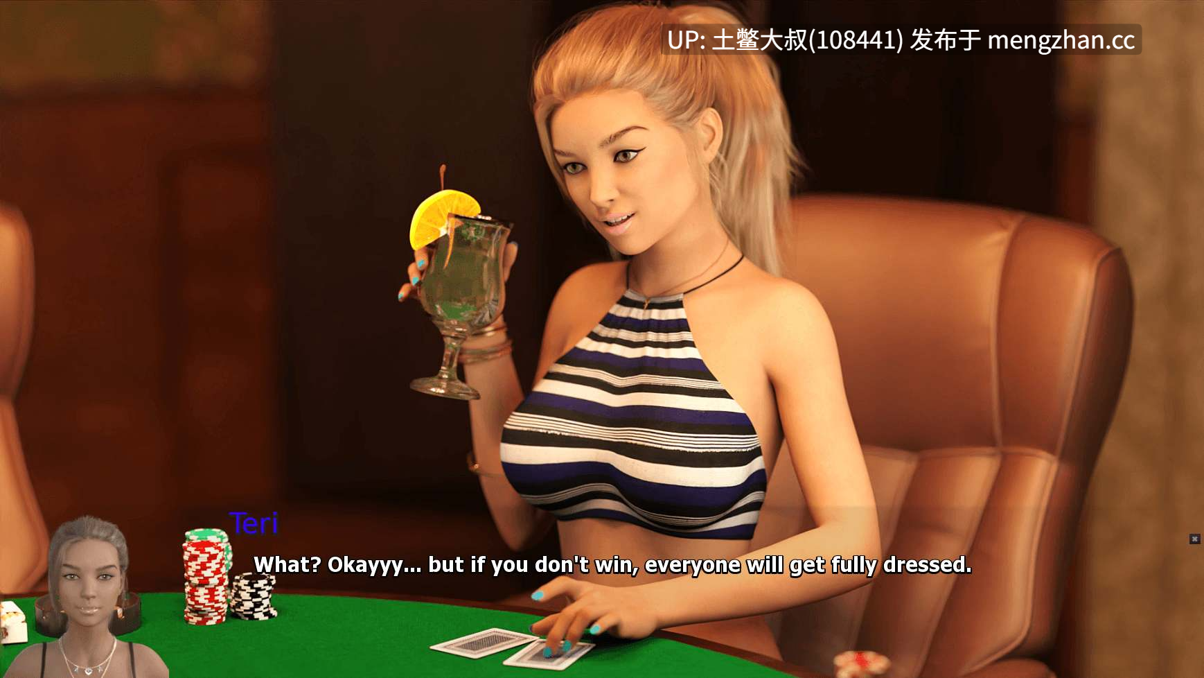 【3D欧美SLG 动态男主 脱衣 机翻】我亲爱的日记：脱衣扑克5 My Dear Diary: Strip Poker 5 [v0.6] 460MB-第13张图片-萌站