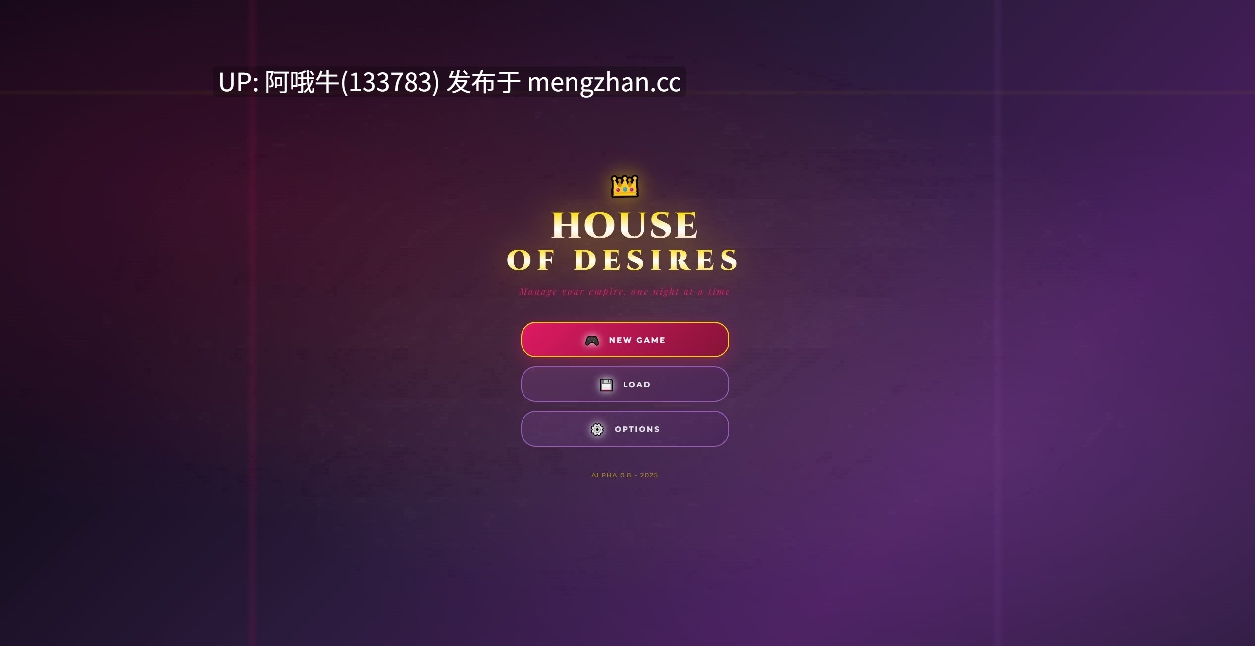 【真人CG/欧美/SLG/PC/生肉】欲望之屋 House of Desires [v0.1.1 Alpha] [325M]【序号6133】-第3张图片-萌站