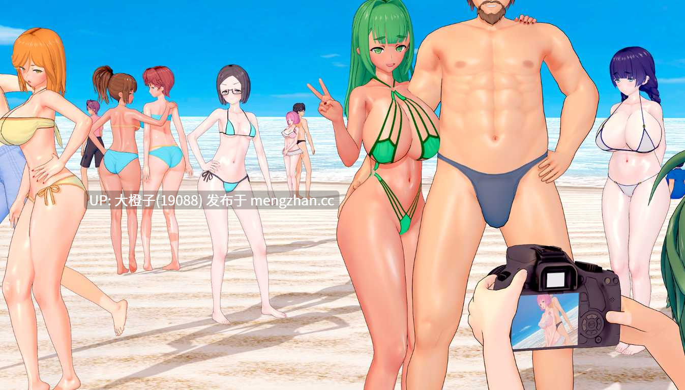 [大型SLG机翻动态步兵PC绿帽NTR]夏日之王 The King of Summer Ver0.6.6完整版+画廊解锁 [萌站植入][7.34G]-第27张图片-萌站
