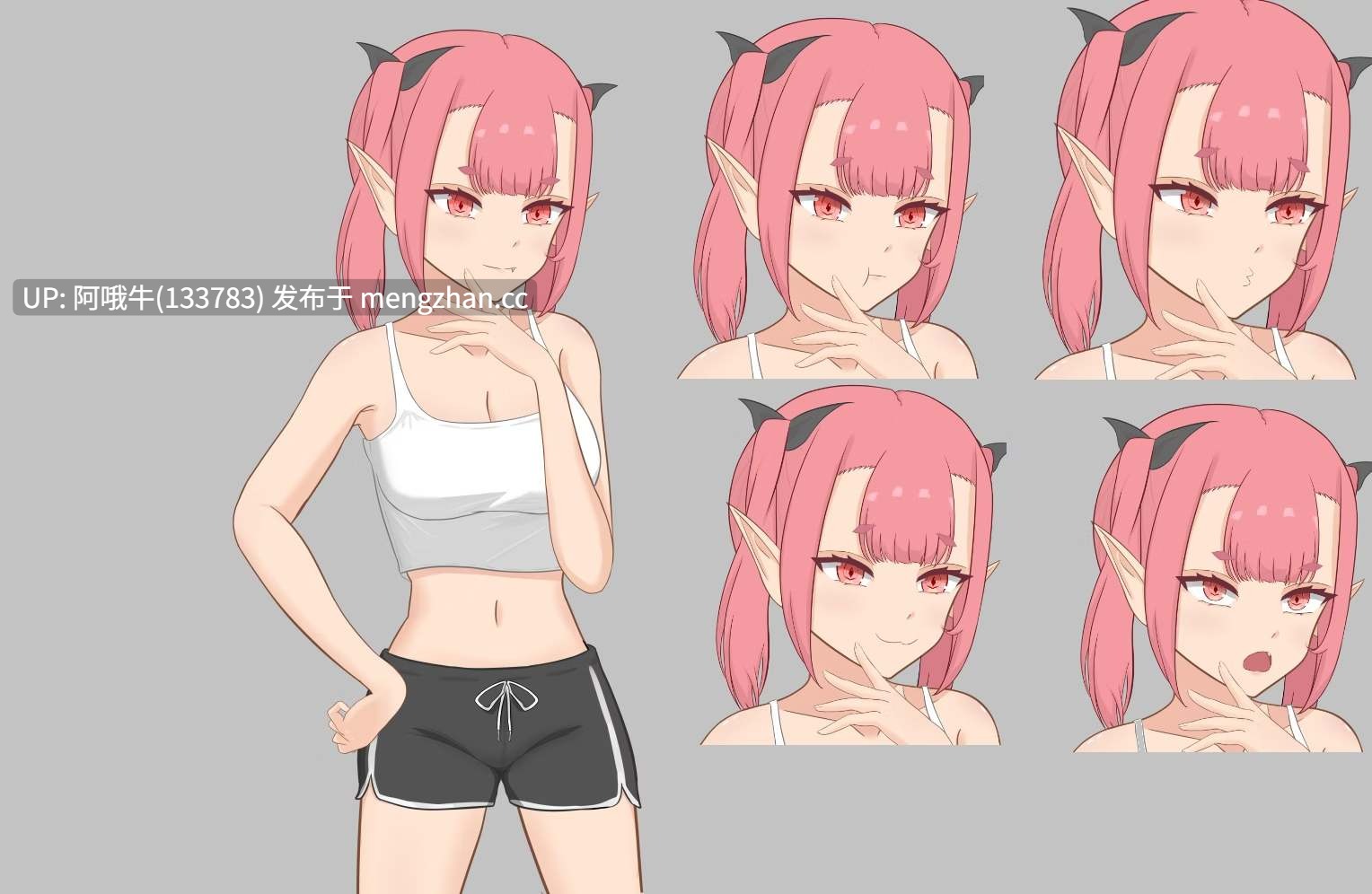 【SLG PC机翻 安卓生肉】和一个白吃白喝的魅魔一起生活！ Living with a Freeloading Succubus! [v0.8] [1.42G]【序号6171】-第2张图片-萌站