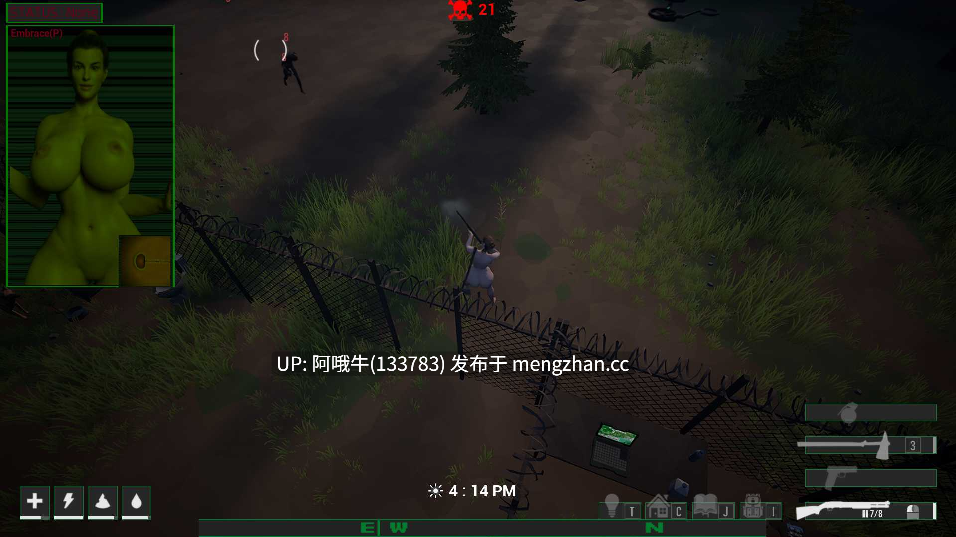 【3D/未日/生存/RPG/丧尸/沙盒/PC/汉化】精子末日 Engine Spermapocalypse [v1.3.1] [1.27G]【序号6172】-第13张图片-萌站