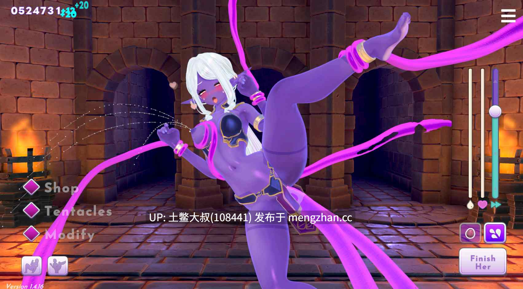 【3D日式RPG 触手 互动类 全动态 生肉】被触手纠缠 Tangled by Tentacles [v1.6.4] 875mb-第7张图片-萌站