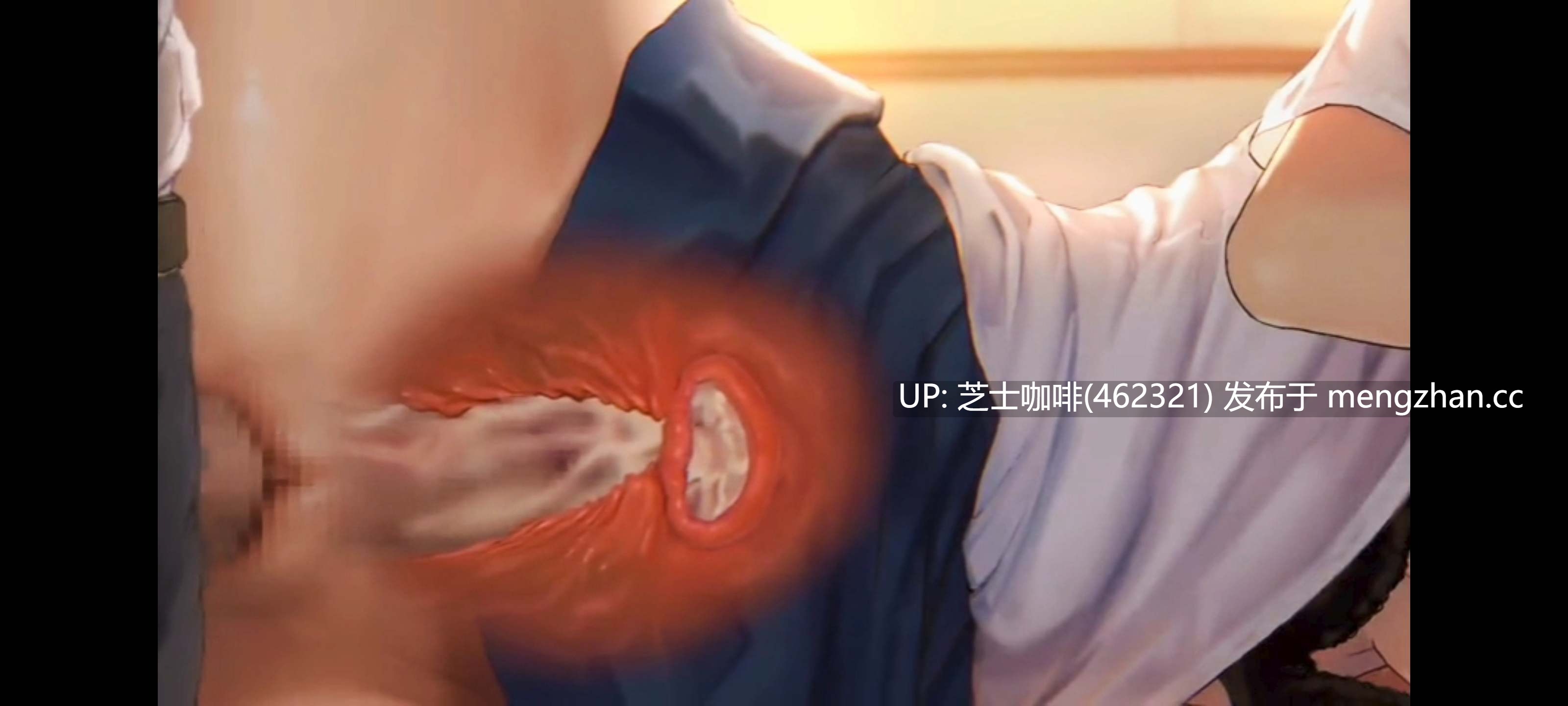 2D动画   在教室里被抬起腿内射的学妹