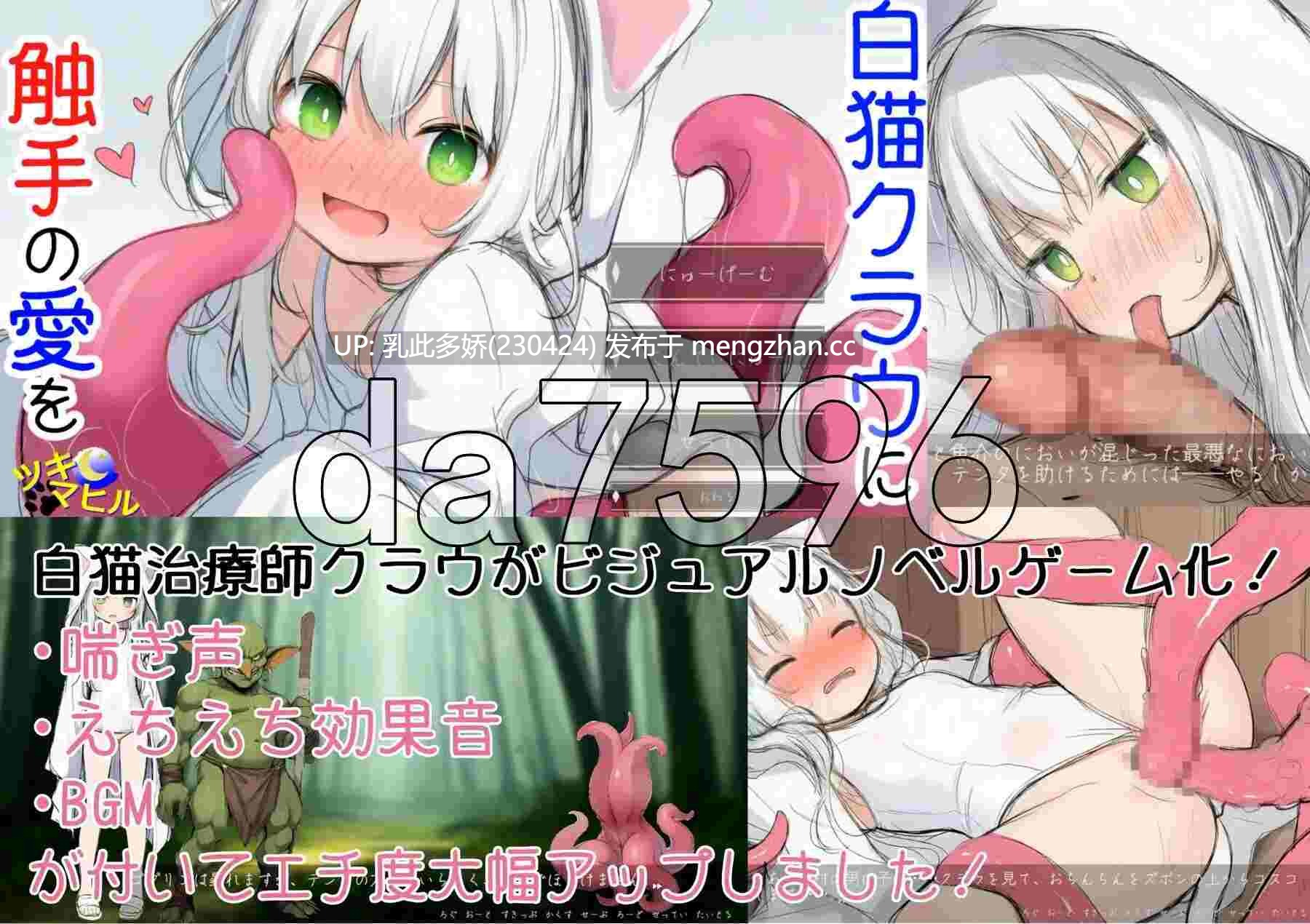 28[日式SLG更新] 白猫クラウに触手の愛を～触手の魔物と絆を深めて体液交換幸せHするお話～ v1.0.1 内嵌AI汉化版 [540M]-第3张图片-萌站