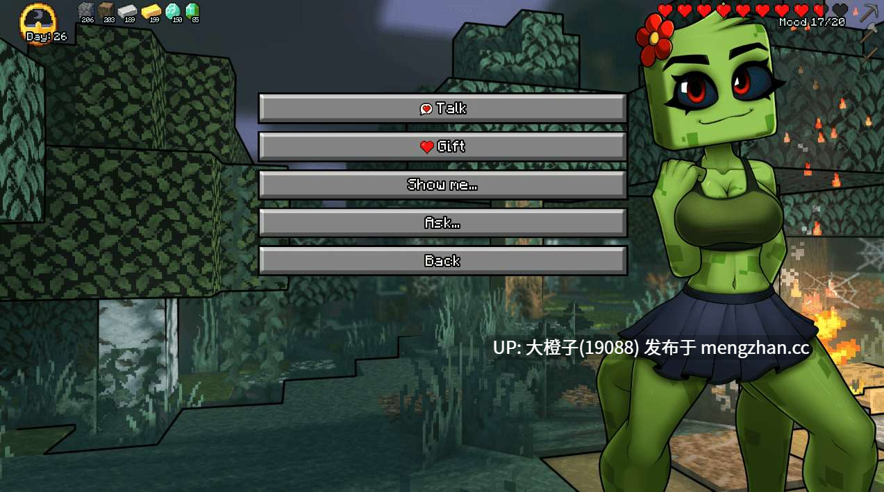 [SLG汉化PC动态步兵] 我的世界同人 Hornycraft v0.3+画廊解锁 [3.41G]-第14张图片-萌站