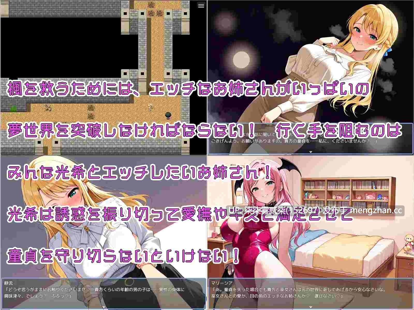 姐姐正太对战RPG 光希的淫靡梦世界冒险记 为拯救初恋的姐姐,少年迎战充满色色的梦世界的故事  【PC/RPG/AI汉化/回想存档/1.6G】
