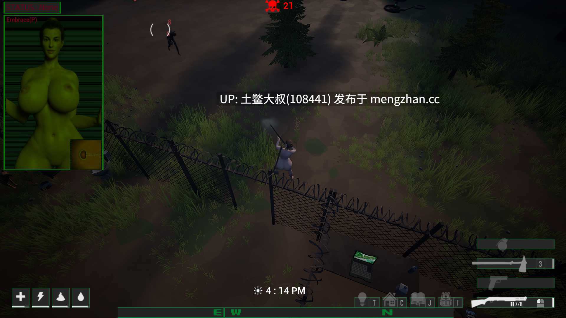 开放生存大作【3D欧美RPG 全动态 丧尸 冒险 官方中文】精子末日 Spermapocalypse [v1.3.2H] 1.33gb-第8张图片-萌站