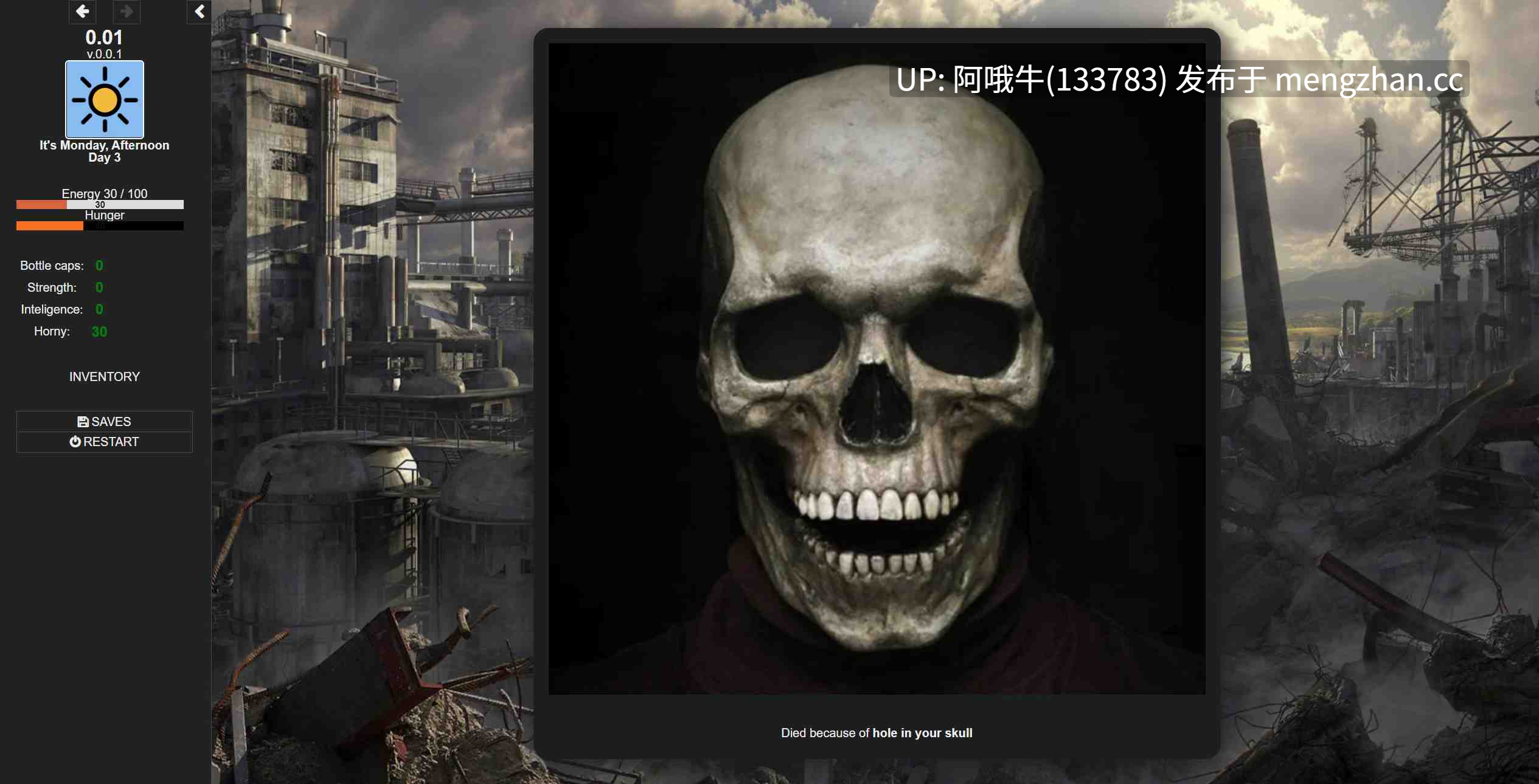 【欧美/大作/真人CG/html浏览器机翻/文字视觉小说/PC】末日世界 Apocalyptic World [v0.73a BugFix]【10.5G】【序号6214】-第5张图片-萌站