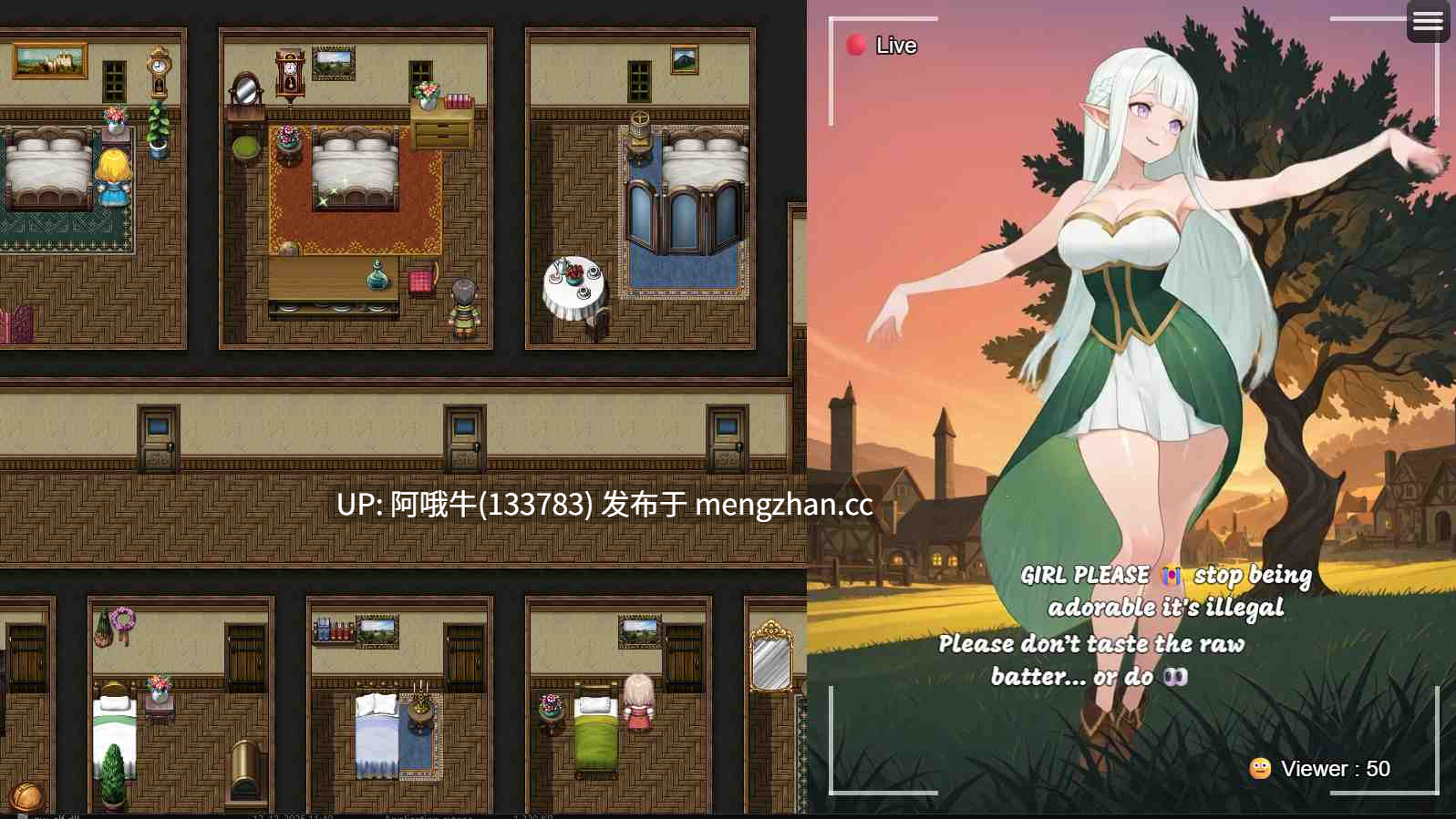 【日系/RPG/动态/PC机翻/安卓生肉】NTR传说 - 精灵下一个流 NTR Tales - The Elf Next Stream [v0.1a] 【1.09G】【序号6225】-第4张图片-萌站