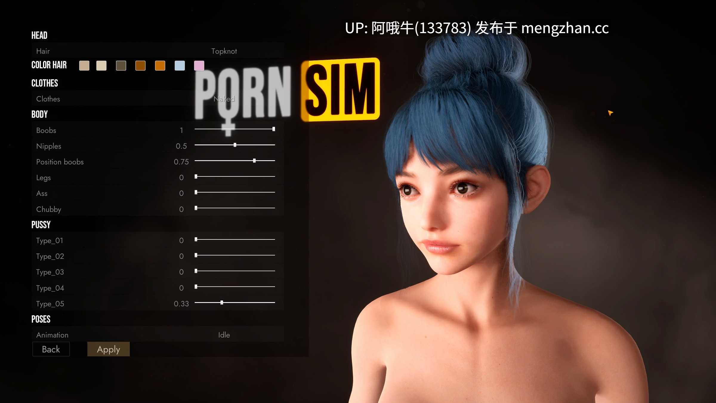 【3D/触摸/互动/全动态/ACT/PC/生肉】色情模拟 Porn Sim [v0.2.1] 【4.14G】【序号6232】-第2张图片-萌站