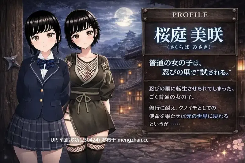 15[RPGAI汉化]【萌站内嵌】くのいちの心得は恥ずかしさに耐えることです！ AI汉化版 [1.25G]-第3张图片-萌站
