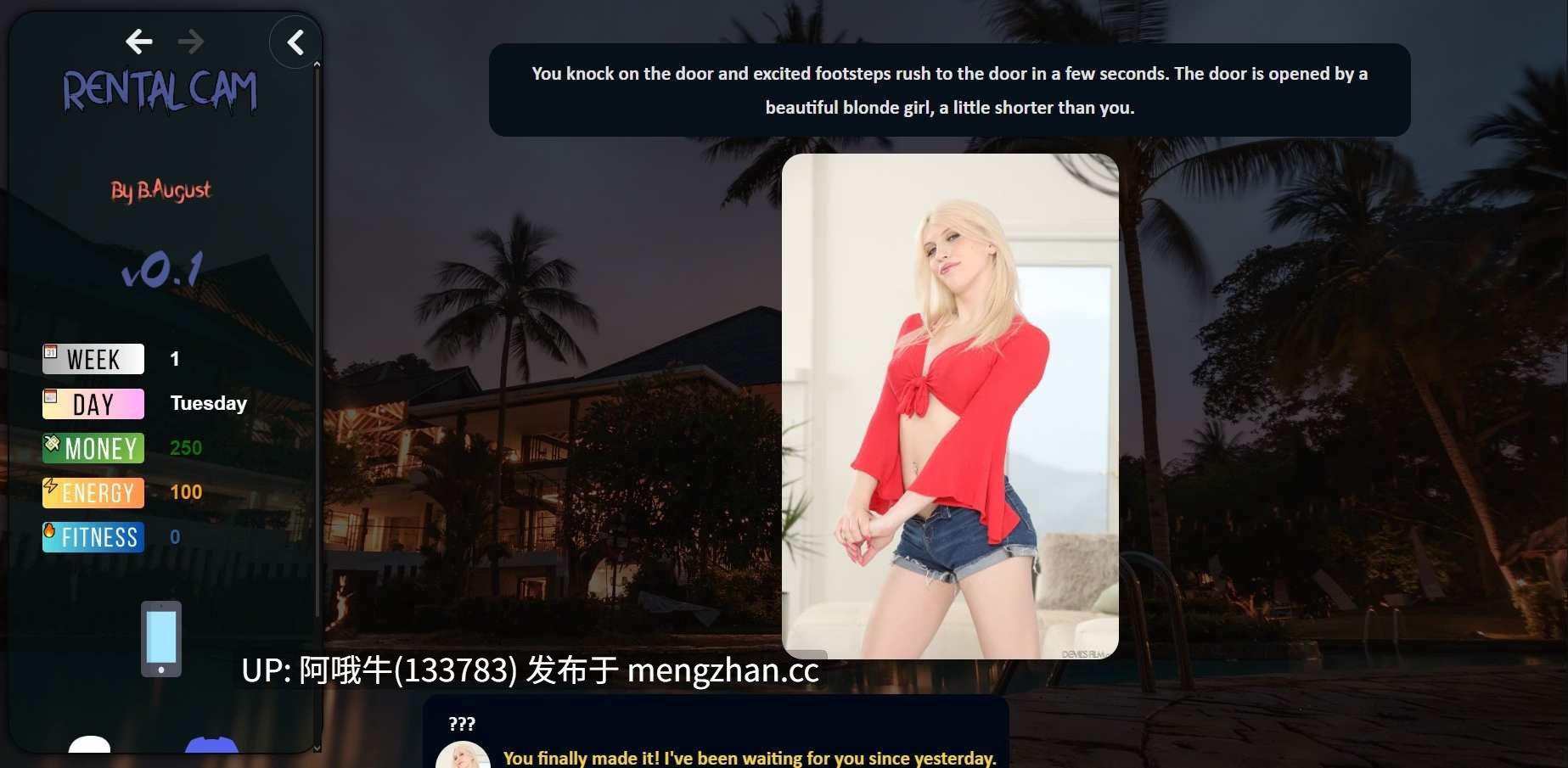 【伪娘/窥视/html浏览器机翻/文字视觉小说/动态/PC】】租赁摄像头 Rental Cam [v0.1.8] 【619M】【序号6560】-第9张图片-萌站