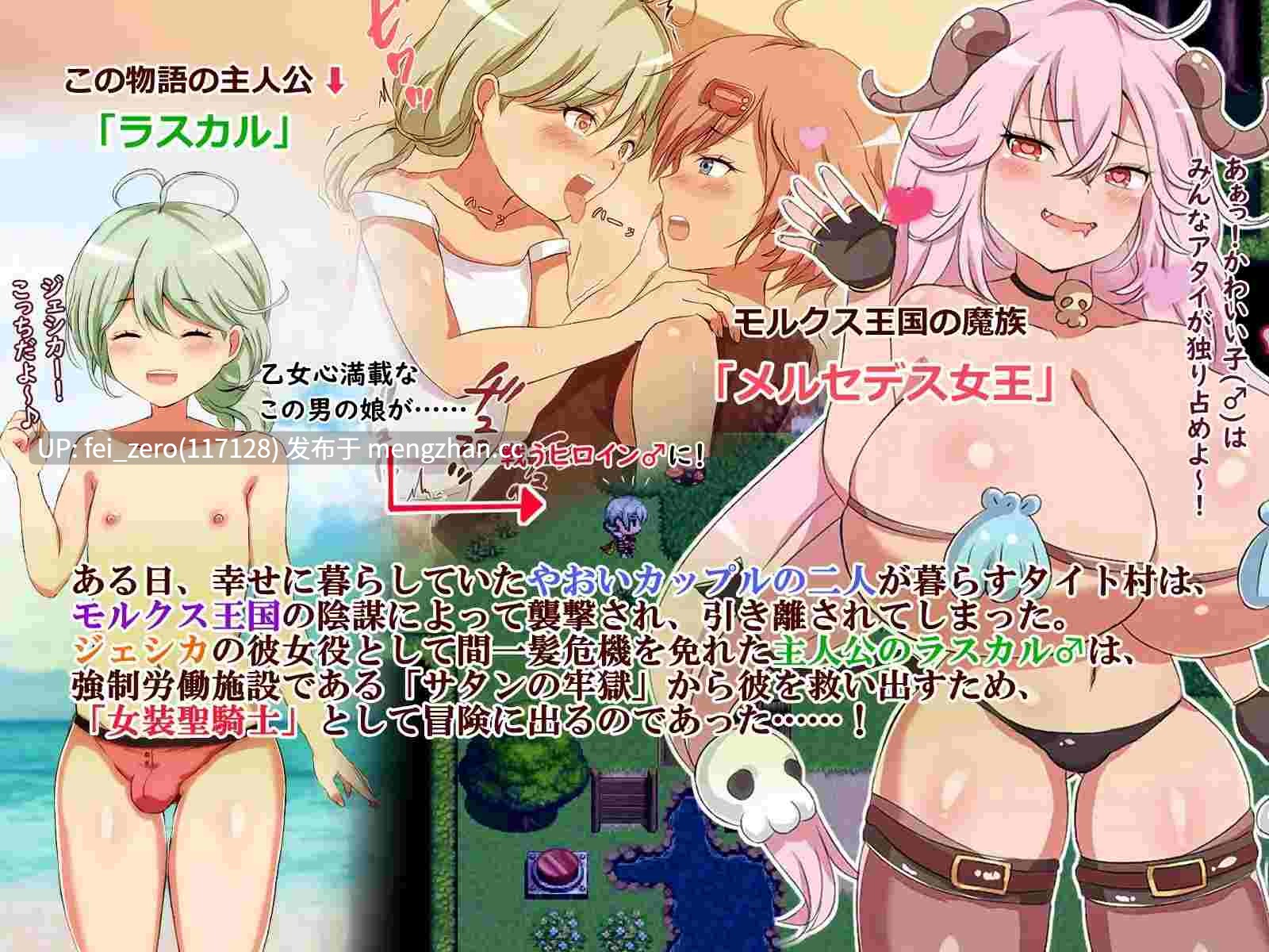 【PC/RPG/汉化】RJ317430 女装聖騎士ラスカル  異世界メス堕ち男の娘冒険記  [ヤン豚]