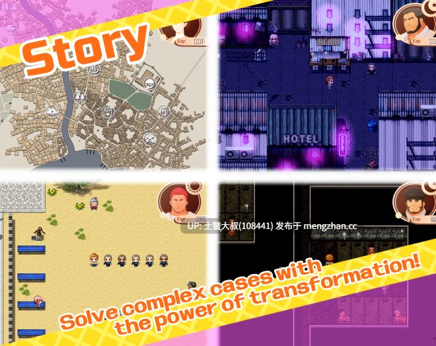 男同类RPG【2D日式RPG 动态 男同 futa 机翻】变身侦探 The Transforming Detective [v0.11] 900mb