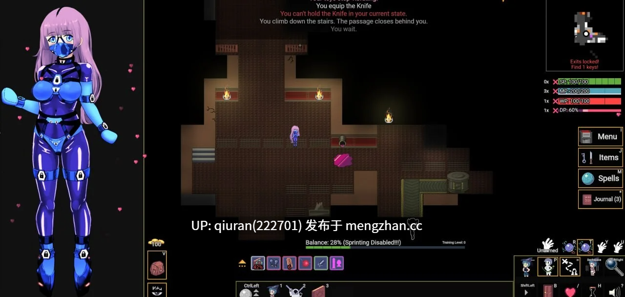 更新/本篇低价[精品RPG/官中/拘束/2D]变态地牢-玩偶柜 Kinky Dungeon v5.4.83 官方中文版 [766MB]-第2张图片-萌站