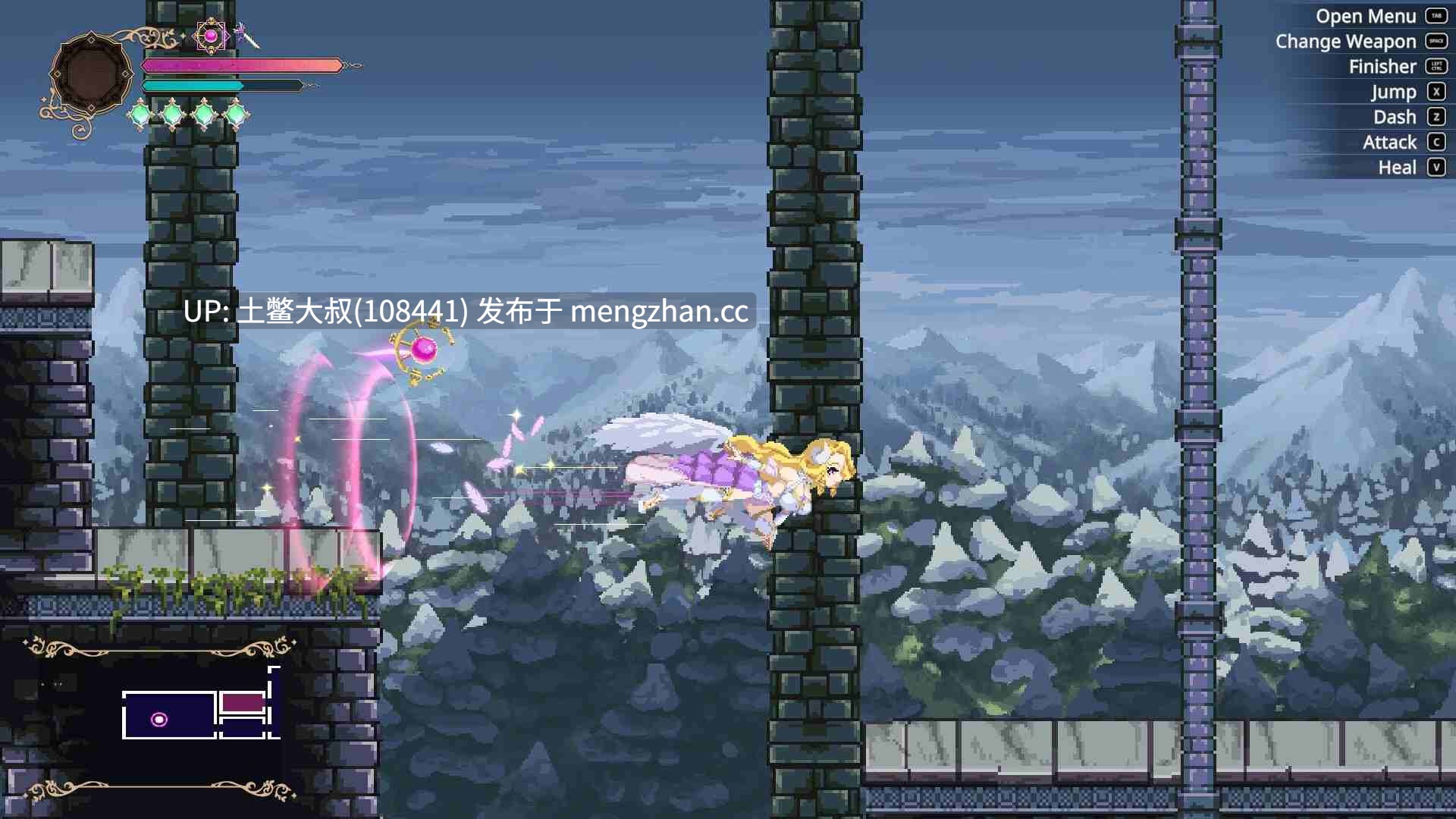 魅魔为主角的横板闯关类【2D日式ACT 战斗 奇幻 女主 官方中文】魅魔继承者：德莱拉的多汁旅程 Succubus Successor Delilah's Juicy Journey [v0.4.770]-第6张图片-萌站