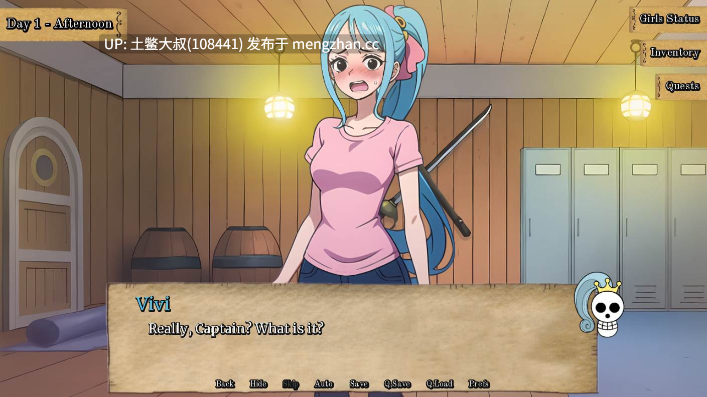 AICG制作同人海贼王探索类SLG【2D AICG 同人 后宫 沙盒 机翻】淘气海盗 Naughty Pirates [v0.33] 374mb