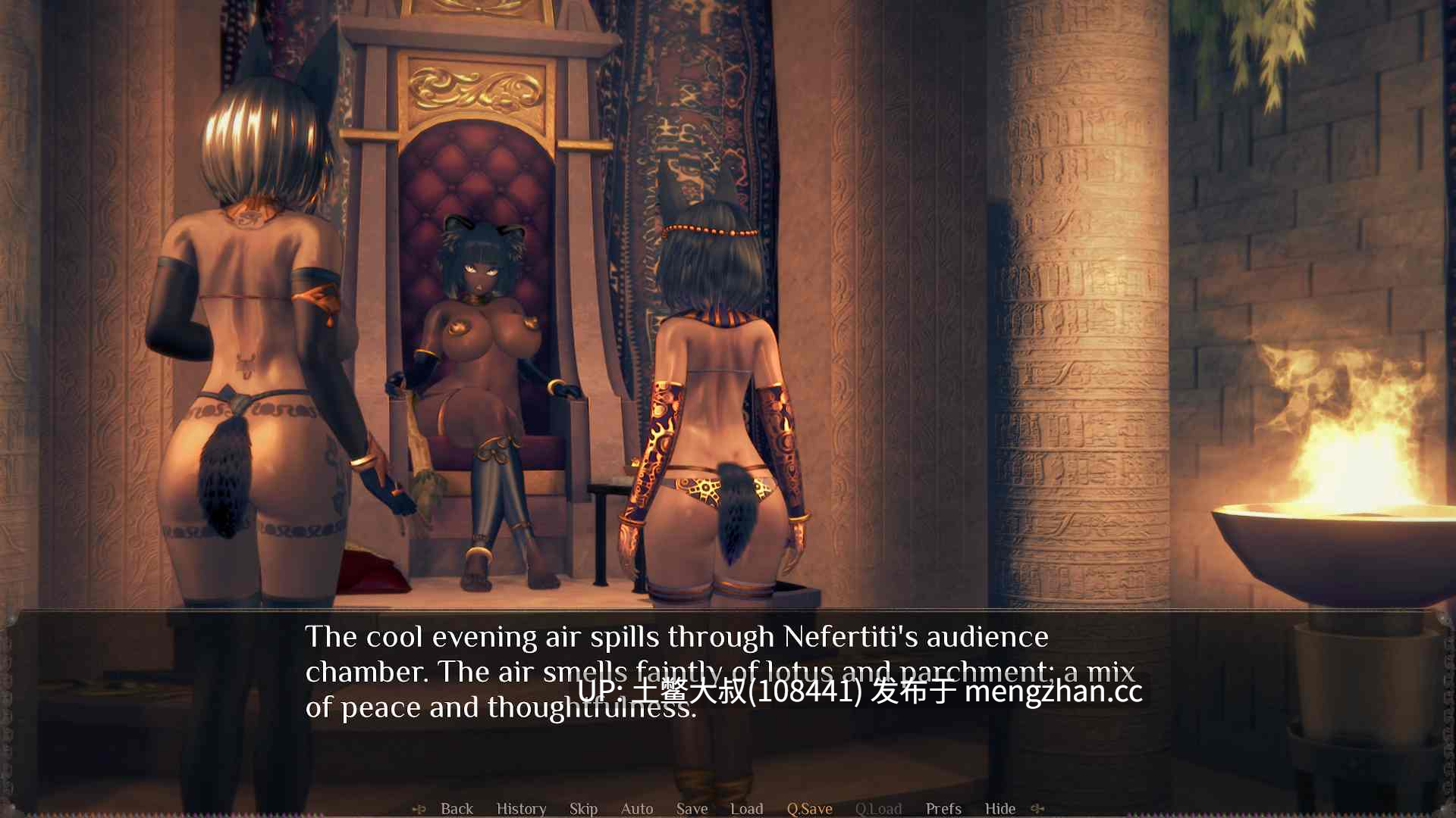 日式画风埃及猫娘SLG【3D日式SLG 动态 奇幻 后宫 机翻】安库特普后宫 Harem of Ankhutep [v0.21] 1.33gb-第7张图片-萌站