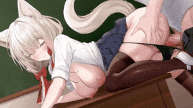 【4K/无水印】新作-[- ぺちぺちくうかん – (灰葉 – Lapin gris -)]【🎦動画版】灰葉ちゃんと誰も居ない教室で……🐇›››-第5张图片-萌站
