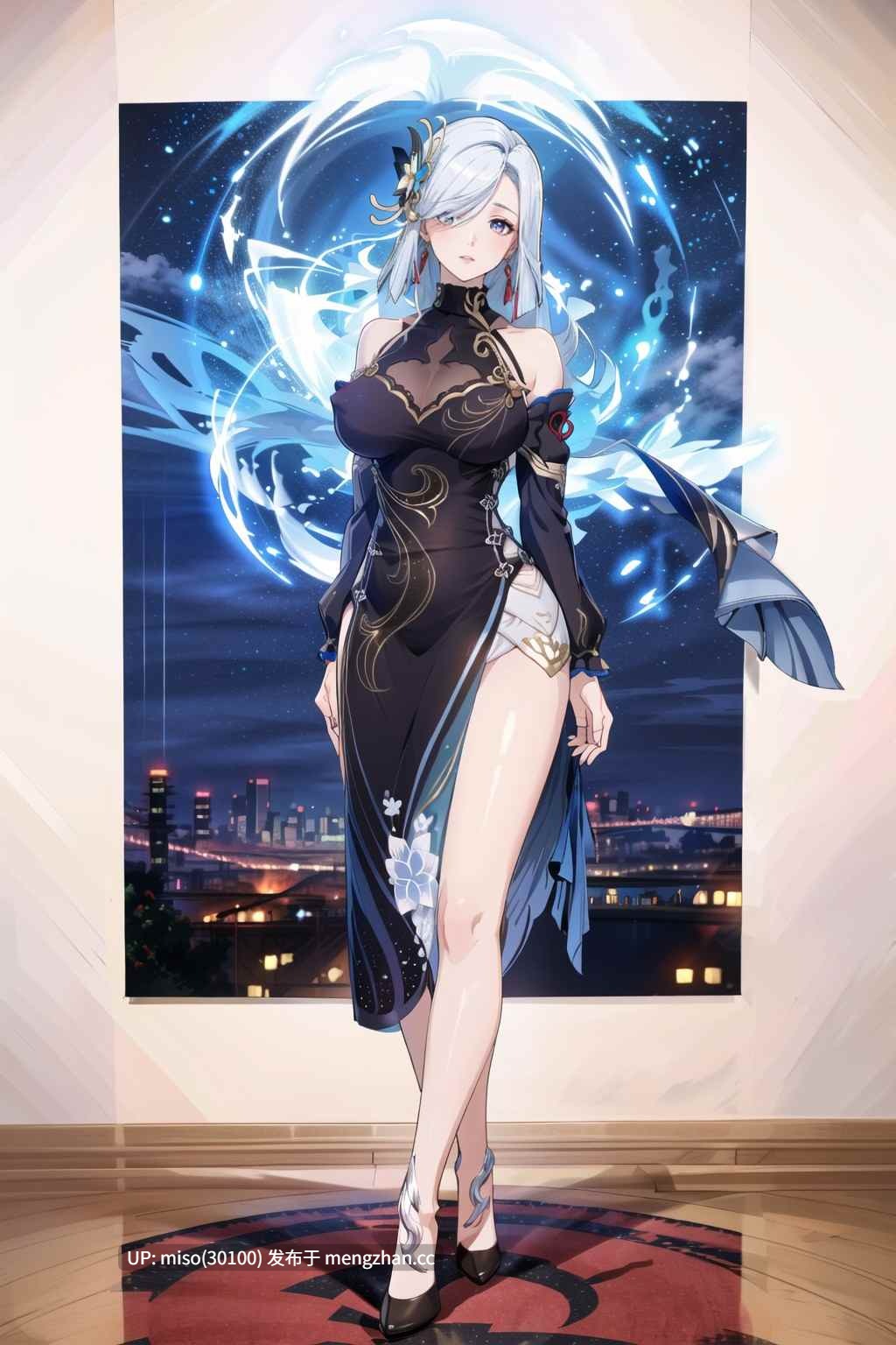 28.UnrealBeautyAIMIX NO.8 Shenhe's new dress