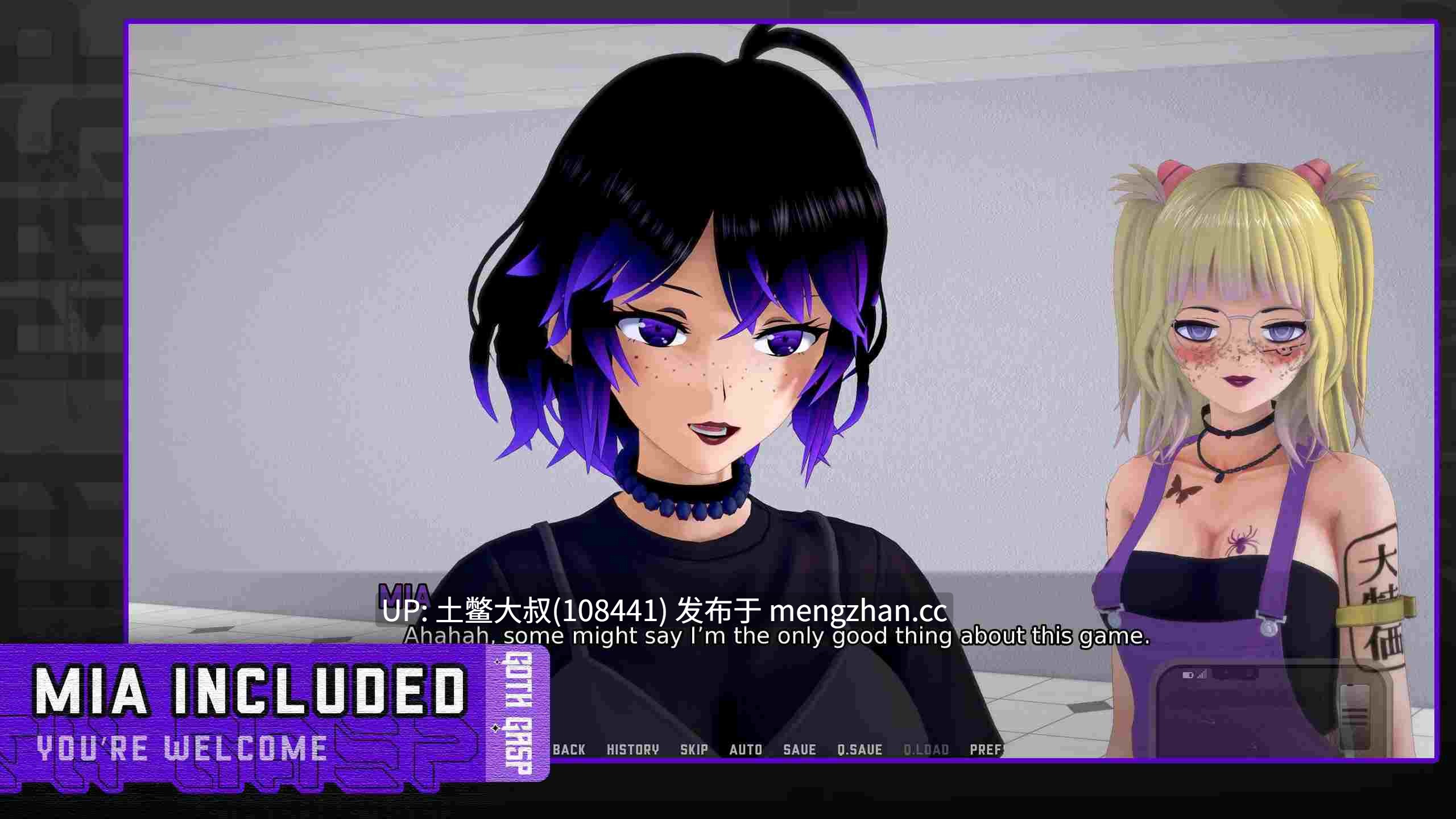 【3D日式SLG 动态 女同 爱情 机翻】哥特喘息 Goth Gasp [v1.1.R] 1gb