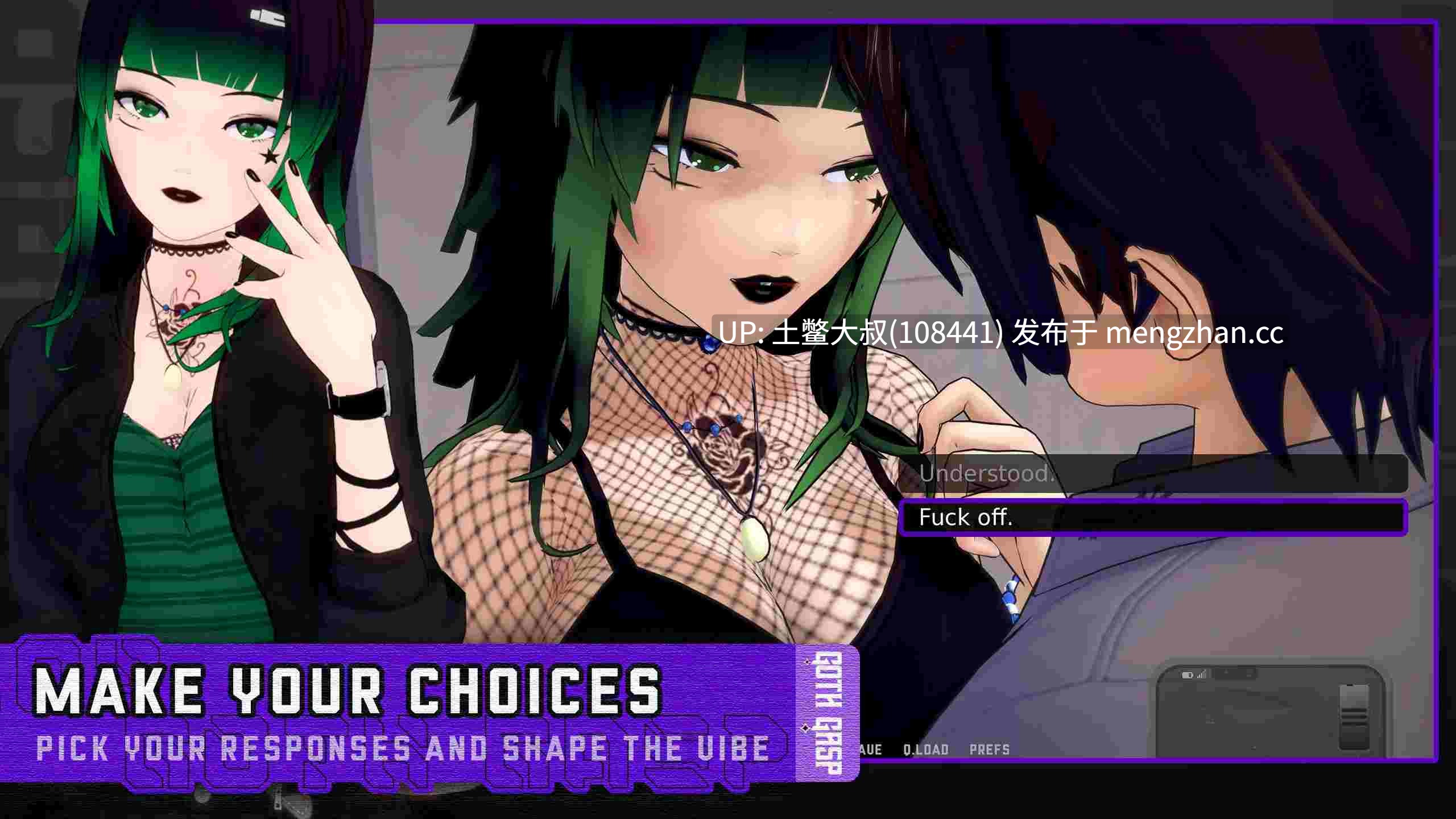 【3D日式SLG 动态 女同 爱情 机翻】哥特喘息 Goth Gasp [v1.1.R] 1gb-第4张图片-萌站