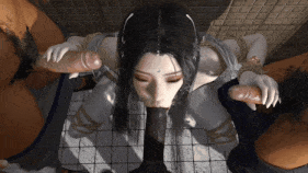 【1K/无修/无水印】新作-115313wang(黑仔)-定制-完美世界-清漪（捆绑多人&触手）80分钟-1K-第36张图片-萌站