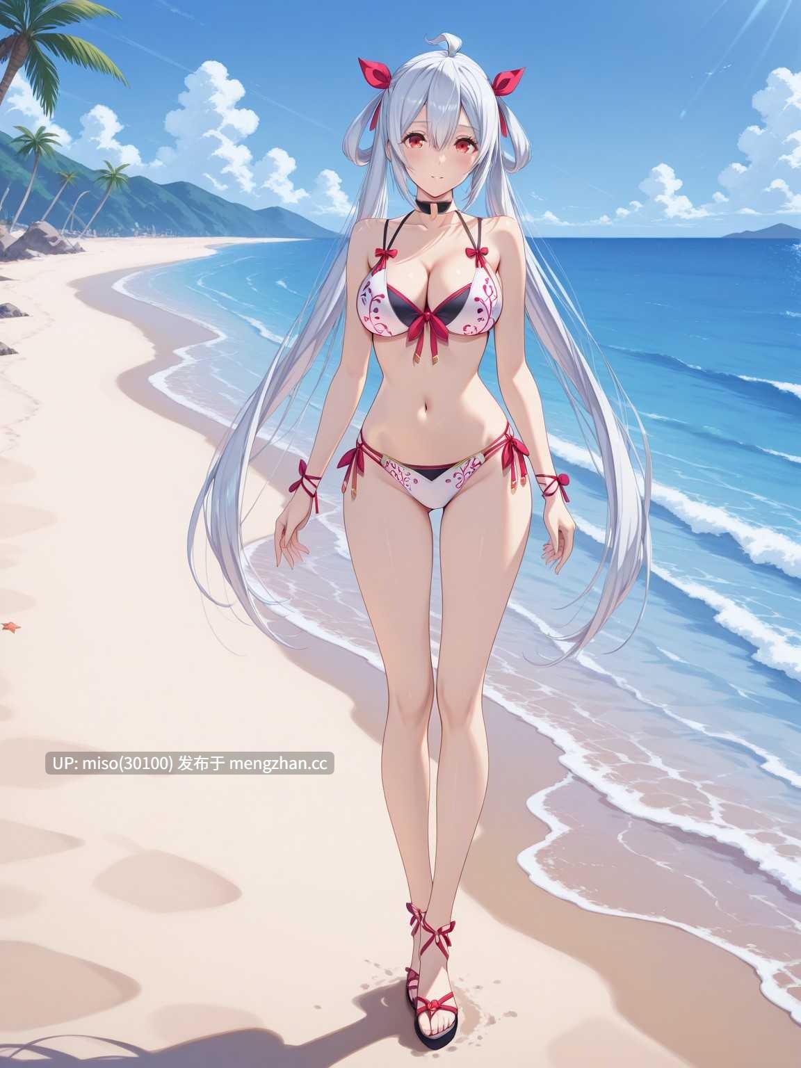 23.UnrealBeautyAIMIX [Trained] NO.443 Bikini+Matoi