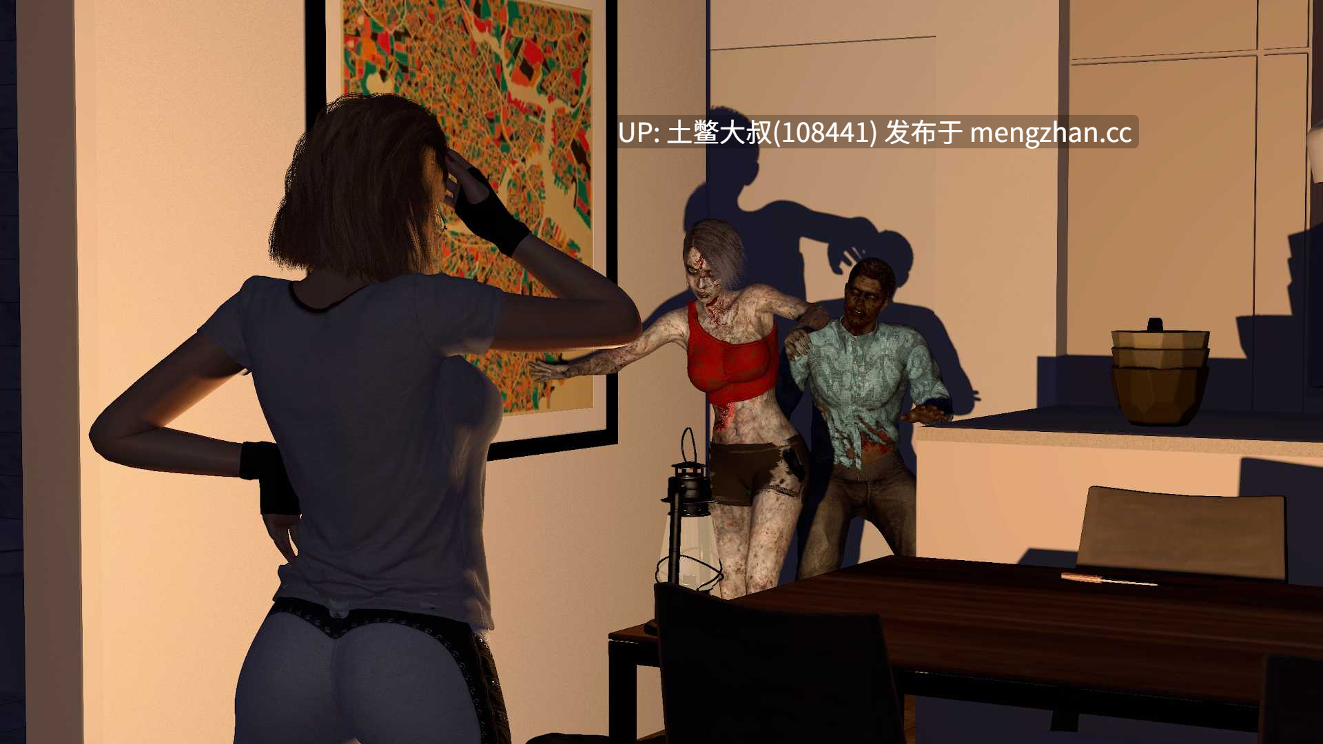 生化危机背景的同人RPG【3D亚洲RPG 动态 战斗 futa 机翻】居住者 Resident Within [v1.5] 2.2gb-第2张图片-萌站