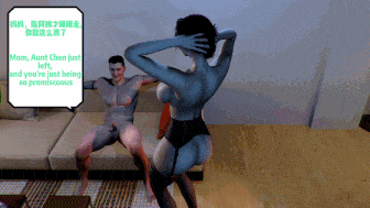 [3D动画/NTR/VAM] 南辕北辙：绿帽一家5 黑丝巨乳人妻上门做家政被黑人留学生侵犯中出 [1.75G]-第5张图片-萌站