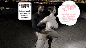 [3D动画/NTR/VAM] 南辕北辙：绿帽一家4 巨乳黑丝妈妈在儿子面前被黑人留学生中出播种 [1.5G]