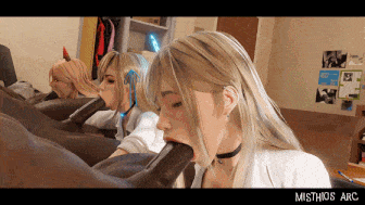 [3D动画/CV] Misthios Arc大师截止至24年整合：蒂法+爱丽丝+伊芙+邦妮 性感女神淫乱群交派对 [5.9G]-第4张图片-萌站