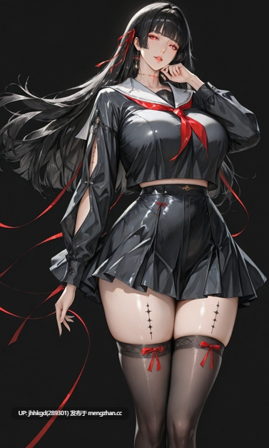 【2d图包】 歐派    鸣潮2篇 - 千咲 85p+琳奈 96p     千小妹和琳穴姐的御姐爆乳风格，还是挺好用的~