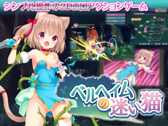 【ACT/生肉/战斗/奇幻/异性/猫耳/PC】贝尔海姆的迷途猫 / ベルヘイムの迷い猫 v1.0 日文生肉版 25.02.24更新【513M】-第4张图片-萌站
