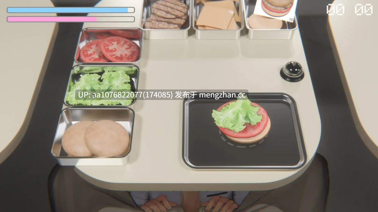 名称：汉堡店的四个夜晚 ▫️原名：Four Nights at the Burger Shop ～ハンバーガー食べながら食べられるミニゲーム～-第2张图片-萌站
