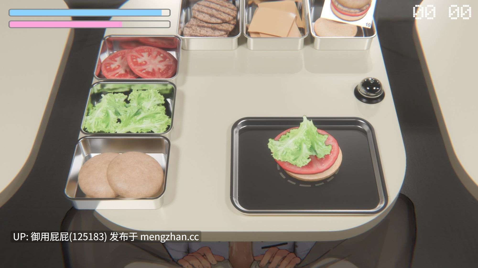 [休闲SLG/动态/新作] 汉堡店的四夜～边吃汉堡边被吃的迷你游戏～ Four Nights at the Burger Shop ～ハンバーガー食べながら食べられるミニゲーム～ 正式版 [200M]-第4张图片-萌站