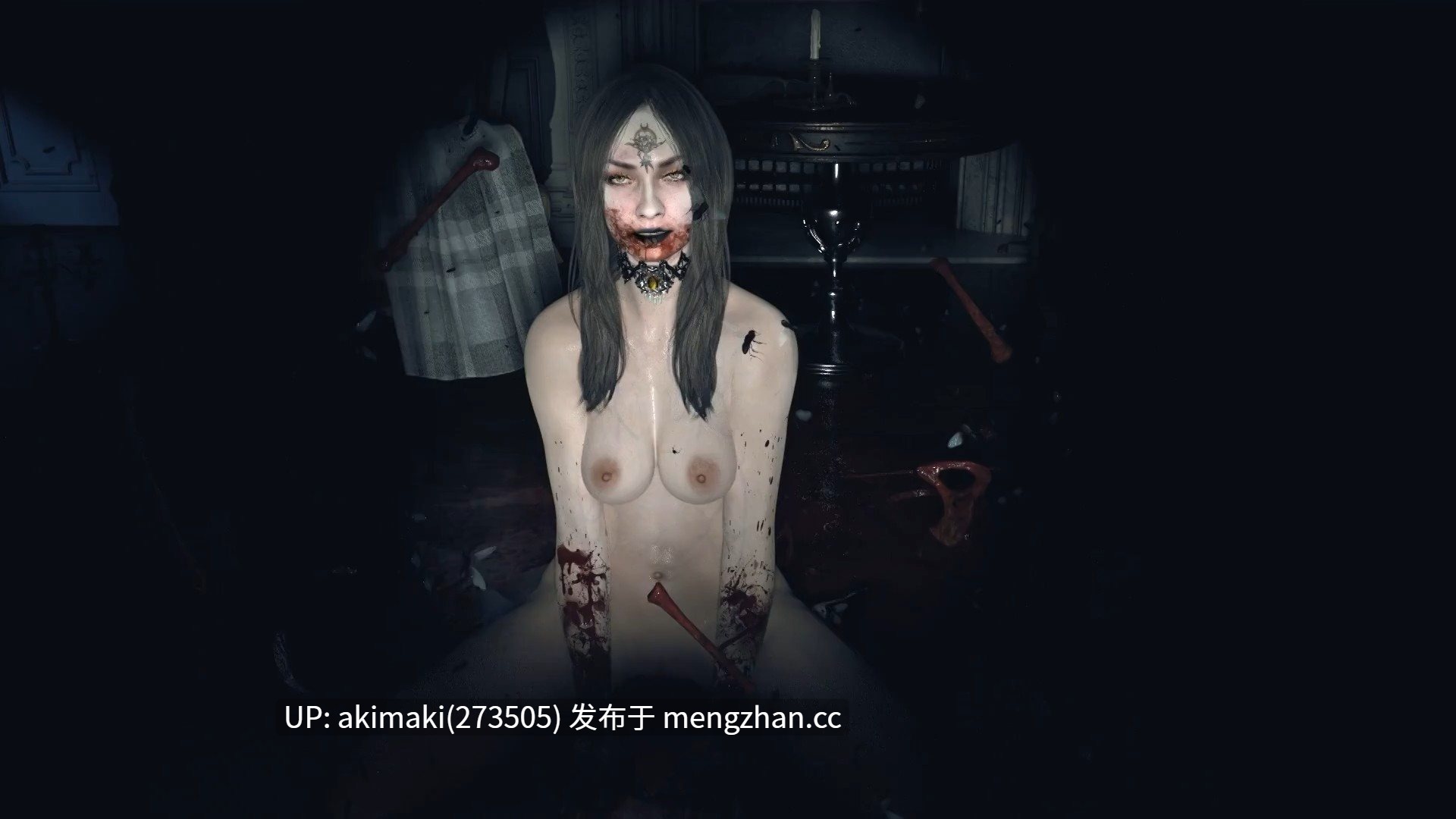 恐怖题材介意慎入 女巫卡珊德拉 Witch CASSANDRA  #CG同人 #女鬼 #生化危机 #3d-第3张图片-萌站