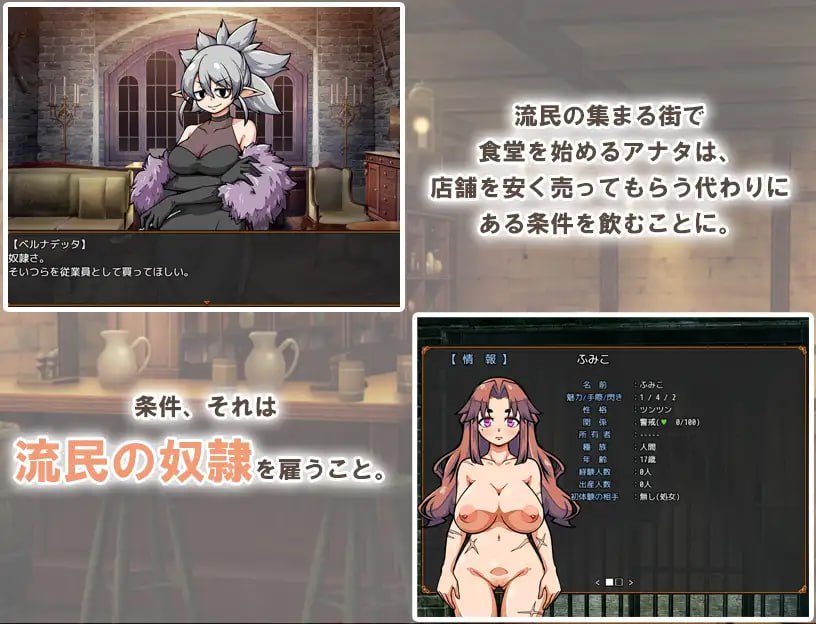  ［SLG/PC/AI汉化］与流民少女共谱的食堂繁荣记/流民娘と始める食堂繁盛記 v1.0.0-第4张图片-萌站