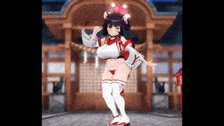 #蔚蓝档案 勇美枫 MMD #巫女 #マレーバク大佐 3020712-第2张图片-萌站